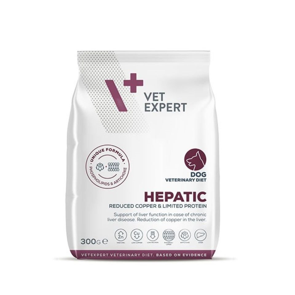 VET EXPERT Veterinary Diet Dog Hepatic 300 g hrana veterinara caini ...