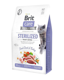 BRIT Care Cat Grain-Free hrana uscata pentru pisici sterilizate, supraponderale, cu rata 0,4 kg
