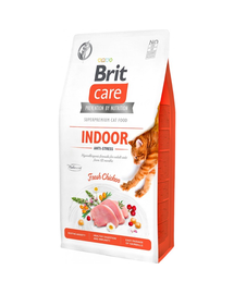BRIT Care Cat Grain-Free Indoor Anti-Stress hrana uscata pisici, hipoalergenica, fara cereale, cu pui 400 g