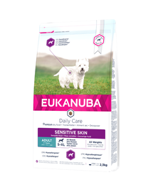 EUKANUBA Daily Care Adult Sensitive Skin All Breeds hrana uscata caini adulti 2.3 kg