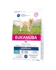 EUKANUBA Daily Care Overweight Adult Dog Hrana uscata pentru caini adulti supraponderali sau poststerilizati 2,3 kg
