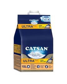 CATSAN Ultra Plus 15l Nisip compactor pentru litiera