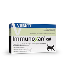 VEBIOT Immunoxan cat Supliment pentru pisioi si pisicii, pentru sustinerea imunitatii 30 tab.