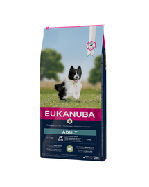 EUKANUBA Adult Small&Medium Breeds Lamb&Rice hrana uscata caini adulti talie mica/medie 12 kg