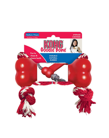 KONG Goodie Bone with Rope M jucarie pentru caini