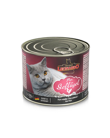 LEONARDO Quality Selection hrana umeda pentru pisici, cu pasare de curte 6 x 200 g