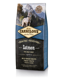 CARNILOVE Salmon Adult Grain-free Hrana uscata fara cereale pentru caini adulti, cu somon 4 kg