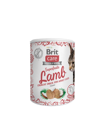 BRIT Care Cat Snack Superfruits recompense pentru pisici, cu miel 100 g