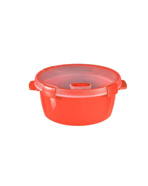 CURVER Steamer MicroWave recipient alimentar cu capac 1,6 L, rosu