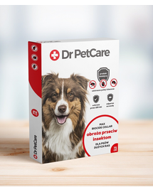 Dr PetCare MAX Biocide Collar Zgarda impotriva puricilor si capuselor 75 cm 2 buc.
