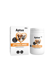 APTUS Aptobalance Pet 140 g probiotice și prebiotice pentru caini si pisici