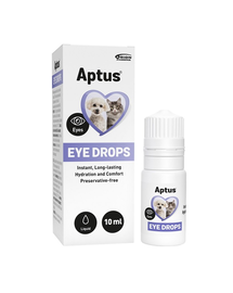 APTUS Eye Drops 10 ml lacrimi artificiale pentru caini si pisici cu 0,18% hialuronat de sodiu