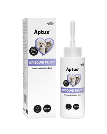APTUS Orisolve Plus 100 ml solutie de curatare a urechilor cainilor si pisicilor