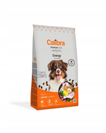 CALIBRA Dog Premium Line Energy hrana uscata completa pentru caini adulti activi si caini de vanatoare 12 kg