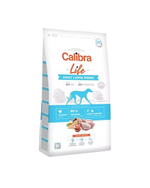 CALIBRA Dog Life Adult Large Breed Chicken Hrana uscata pentru caini adulti de talie mare, cu pui 12+2 kg