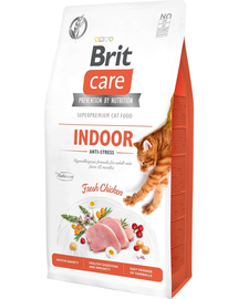 BRIT Care Cat Grain-Free Indoor Anti-Stress hrana uscata pisici, hipoalergenica, fara cereale, cu pui  2 kg