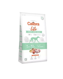 CALIBRA Dog Life Junior Large Breed Chicken hrana uscata superpremium pentru caini juniori talie mare 12 kg