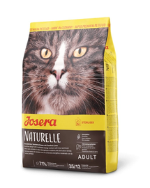 JOSERA Naturelle hrana uscata fara cereale pentru pisici dupa sterilizare/castare 400 g