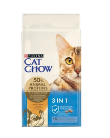 PURINA Cat Chow Special Care Oral 3in1 hrana uscata pentru pisici adulte 15 kg