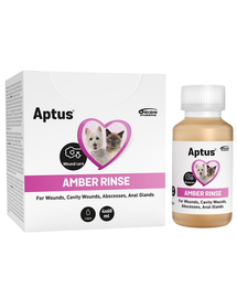 APTUS Amber Rinse 60 ml preparat pentru curatarea ranilor cainilor si pisicilor