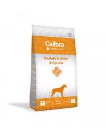 CALIBRA Veterinary Diet Dog Oxalate & Urate & Cystine Dieta veterinara pentru caini cu urolitiaza 12 kg