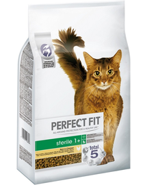PERFECT FIT Sterile 1+ Hrana uscata pentru pisici sterilizate, bogata in pui 7 kg