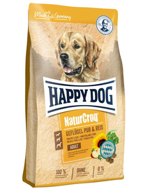 HAPPY DOG NaturCroq pui și orez 4 kg