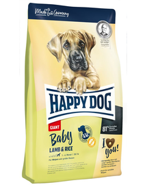 HAPPY DOG Baby Giant Lamb & Rice hrana uscata caini junior talie foarte mare, cu miel si orez 15 kg
