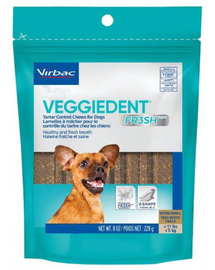 VIRBAC Veggiedent Fresh XS (<5 kg) Recompense caini pentru igiena orala 15 buc.