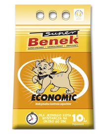Benek Super Economic nisip pentru litiera 10 L
