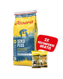 JOSERA SensiPlus Adult hrana caini cu sistem digestiv sensibil 15 kg + 2 recompense Loopies GRATIS