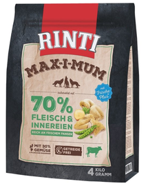 RINTI MAX-I-MUM Rumen hrana uscata pentru caini adulti, cu rumen 4 kg