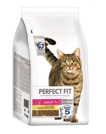 PERFECT FIT Adult 1+ hrana pentru pisici, bogat in pui 7 kg