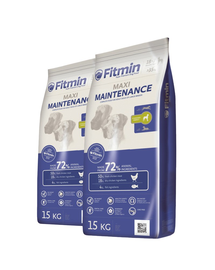 FITMIN Maxi maintenance Hrana uscata pentru cainii adulti de talie medie 30 kg (2 x 15 kg)