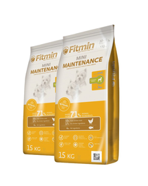 FITMIN Mini maintenance Hrana uscata pentru cainii adulti de talie mica 30 kg (2 x 15 kg)