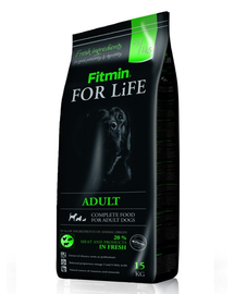 FITMIN For Life Adult Hrana uscata caini adulti, cu pasare 15 kg