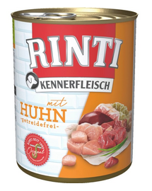 RINTI Kennerfleisch Chicken hrana umeda pentru caini, cu pui 400 gr
