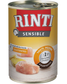 RINTI Sensible hrana umeda pentru caini adulti cu alergii alimentare 400 gr