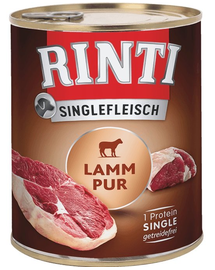 RINTI Singlefleisch Lamb Pure conserva monoproteica, cu miel 800 g