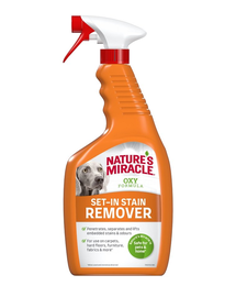 NATURE'S MIRACLE SET-IN OXY Stain&Odour Remover Dog Spray impotriva petelor si mirosurilor, caini 709 ml