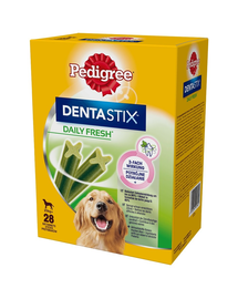 PEDIGREE DentaStix Daily Fresh recompense pentru caini de talie mare, cu pui 16x270g