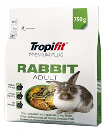 TROPIFIT Premium Plus rabbit adult Hrana completa pentru iepuri adulti 2,5 kg