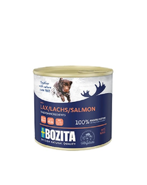 BOZITA Paté Salmon Hrana umeda pentru caini adulti, pate cu somon 625g