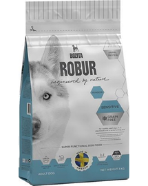 BOZITA Robur Sensitive Grain Free Reindeer  Hrana uscata pentru caini adulti cu tract digestiv sensibil, cu pui 14 kg