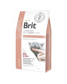 BRIT Veterinary Diets Cat Renal Dieta veterinara pentru pisici adulte cu insuficienta renala 2 kg