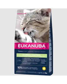 EUKANUBA Adult Hairball Control 10 kg hrana uscata pisici adulte, eliminare ghemotoace blana