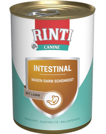 RINTI Canine Intestinal Lamb hrana caini cu miel 800 g