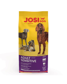 JOSERA JosiDog Adult Sensitive hrana uscata caini adulti 15 kg potrivit pentru sistem digestiv sensibil
