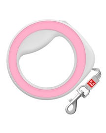 WAU-DOG Hands-Free Lesa retractabila caini XS-M 2,9 m, roz