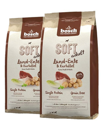 BOSCH Soft Hrana uscata cu rata & cartofi pentru caini 25 kg (2 x 12,5 kg)